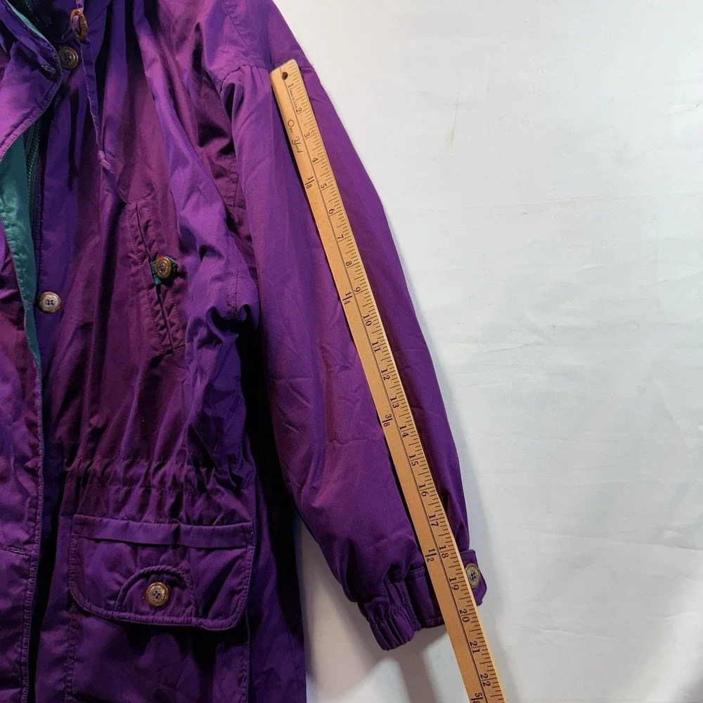 VINTAGE Bomber Jacket Size Medium Izzi Innovations Thermolite Ski Snow Coat - Picture 3 of 16